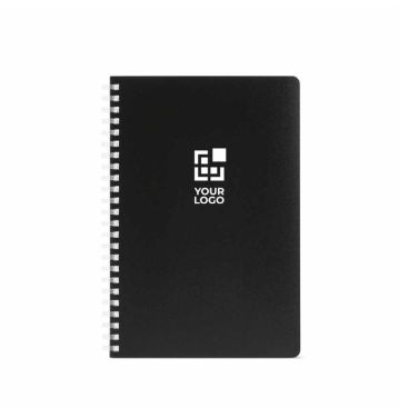 Libreta con tapa blanda y espiral lateral A5 hojas a rayas