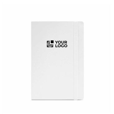 Cuaderno de piel sintética reciclada con tapa blanda A5 hojas a rayas