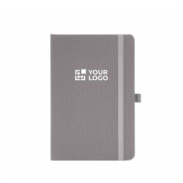 Libreta ecológica de tapa dura con bolsillo interior A5 hojas a rayas
