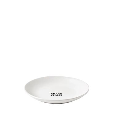 Plato de cerámica para postres con acabado mate fabricado en Europa
