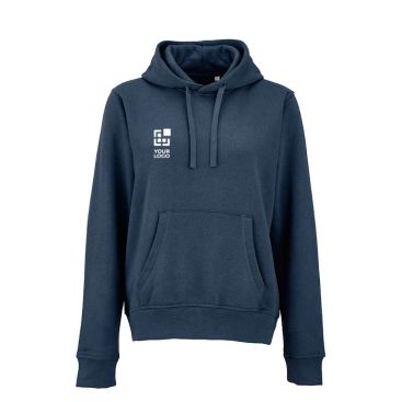 Sudadera de algodón orgánico para mujer con capucha 300g/m² Bondi