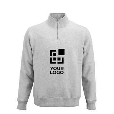 Sudadera de algodón orgánico unisex con cremallera 1/4 340g/m² Malibu
