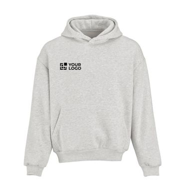 Sudadera algodón y poliéster reciclado unisex oversize 340g/m²Ericeira