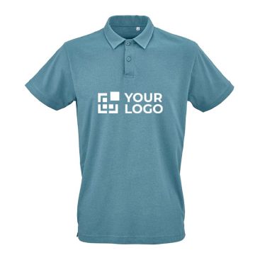 Polo de algodón orgánico unisex de manga corta 160g/m² Ipanema
