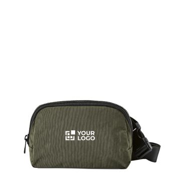 Riñonera de nylon reciclado impermeable con bolsillo trasero 1,5L