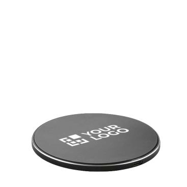 Cargador inalámbrico magnético de aluminio reciclado con USB-C y 15W