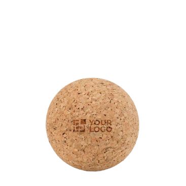 Esfera de corcho compacto para estiramientos y alivio muscular