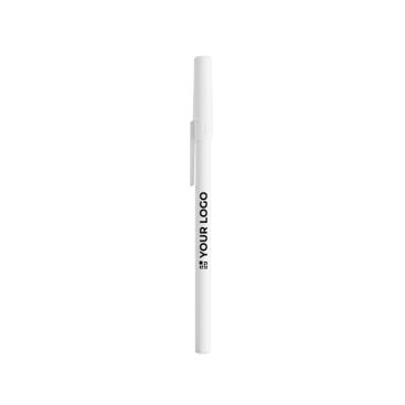 Bolígrafo de plástico diseño clásico y escritura negra Round Stic BIC®