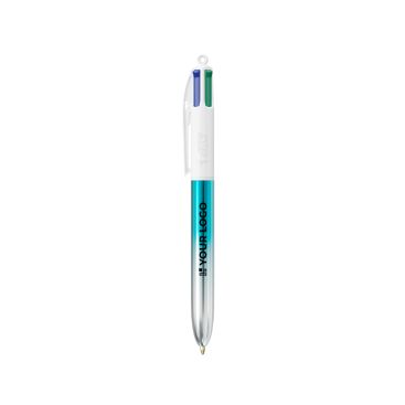 Bolígrafo de plástico fabricado en EU con multicarga y tinta 4 colores BIC®