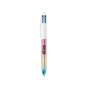 Bolígrafo de plástico estilo degradado con tinta de 4 colores Gradient BIC®