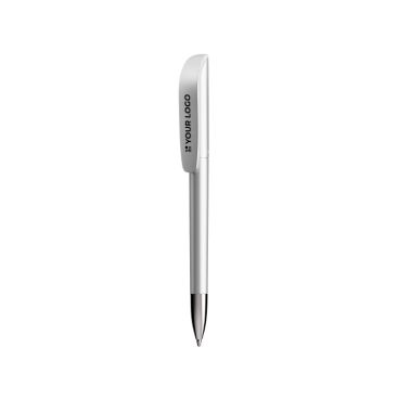 Bolígrafo de plástico recargable y tinta negra Super Clip Glacé BIC®