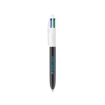 Bolígrafo de plástico reciclado hecho en UE con tinta de 4 colores BIC®