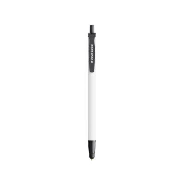 Bolígrafo de plástico reciclado con puntero táctil y tinta azul BIC®