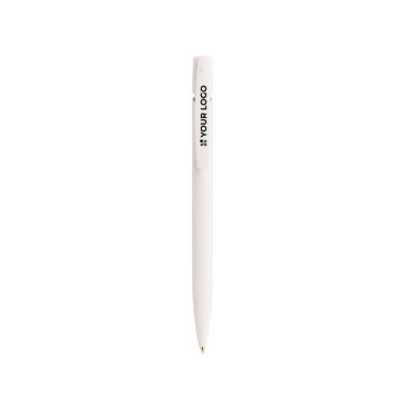 Bolígrafo de plástico reciclado con clip resistente y tinta azul BIC®