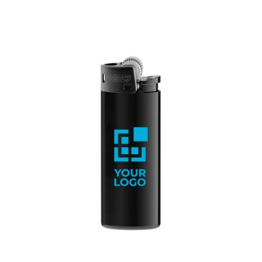 Mechero negro de plástico tamaño pequeño con seguro infantil BIC® J25