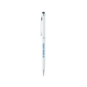 Bolígrafo metálico con puntero táctil y tinta azul Sleek Stylus BIC®