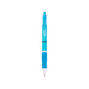 Bolígrafo de plástico con cuerpo translúcido y tinta azul Click BIC®
