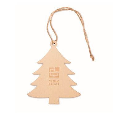 Colgante árbol de madera para decorar color madera