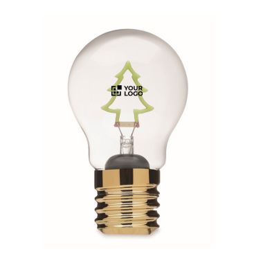 Bombilla LED decorativa con diseño de filamento y accionada con pilas