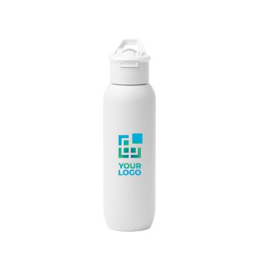 Botella térmica de acero inoxidable reciclado con pajita 500ml