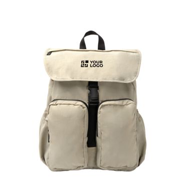 Mochila de nylon con compartimento amplio y cierre con cordón PC 15''