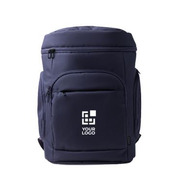 Mochila acolchada de poliéster reciclado con apertura superior 15''