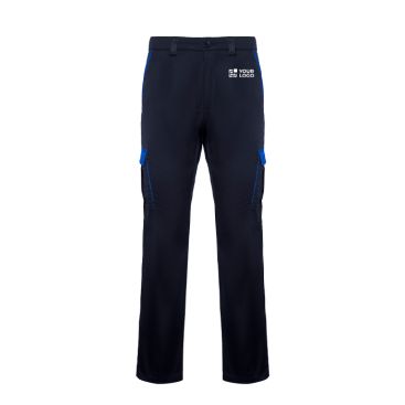 Pantalón largo multibolsillos unisex con contraste 250 g/m2 Roly Trooper