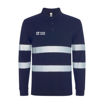 Polo de manga larga unisex de alta visibilidad 220 g/m2 Roly Foran L/S