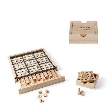 Juego de sudoku con tablero elevable y almacenamiento interno