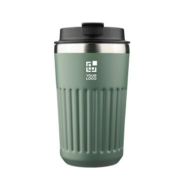 Vaso para llevar de acero inoxidable reciclado pared doble 400ml
