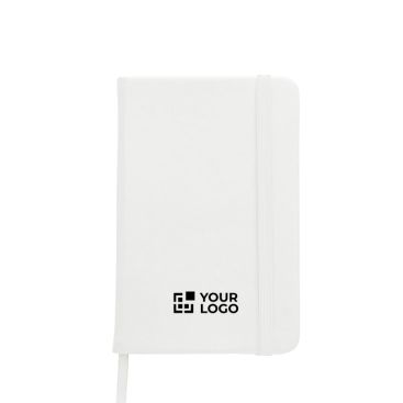 Libreta de PU reciclado con cierre elástico A5 y hojas en blanco