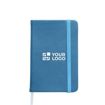 Libreta de PU reciclado con cierre elástico A6 hojas a rayas