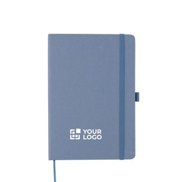 Cuaderno de tapa de cartón reciclado A5 con hojas a rayas