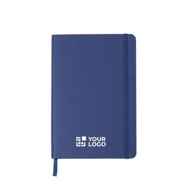 Libreta de cartón reciclado con marcapáginas A5 hojas a rayas