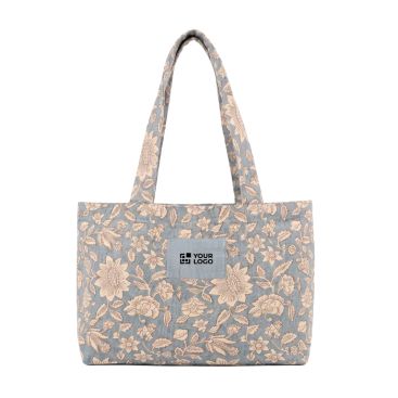 Bolsa de algodón y poliéster con estampado premium 220g/m²