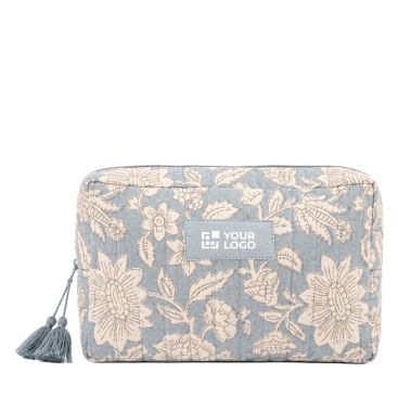 Neceser de algodón y poliéster con estampado premium 220g/m²