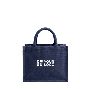 Bolsa mini de algodón reciclado con interior laminado 220g/m²