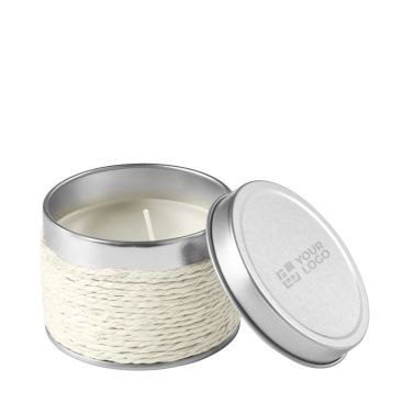 Vela corporativa aromática en caja de latón para decorar Vela corporativa aromática en caja de latón para decorar
