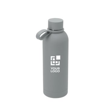 Botella de acero inoxidable con asa de silicona 750ml
