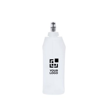 Botella plegable flexible de acabado mate con tapón dosificador 250ml