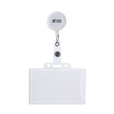 Lanyard extensible con portatarjetas rígido y cuerda de 70cm