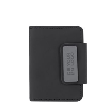 Tarjetero con protección RFID y cierre magnético para 10 tarjetas