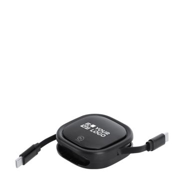 Cable cargador USB-C reciclado extensible hasta 120cm 60W