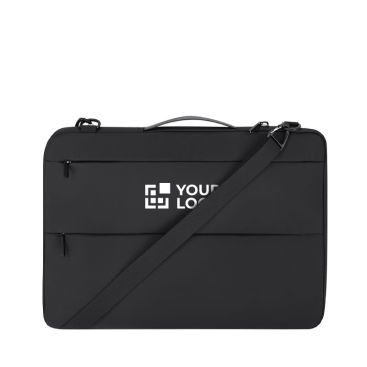 Funda para portátil de poliéster acolchada con bolsillo antirrobo 15''