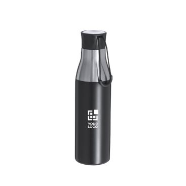 Botella térmica de acero inoxidable reciclado con cómoda asa 500ml