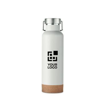 Botella de doble pared de acero inoxidable con corcho 500 ml