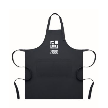 Delantal largo ajustable de polialgodón 240 g/m²