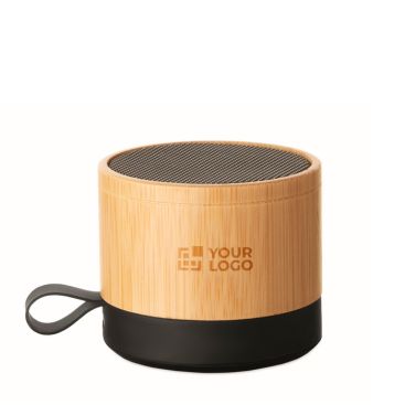 Altavoz inalámbrico con carcasa de bambú y ABS 3W