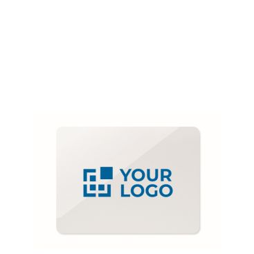 Imán rectangular laminado en PVC para marcaje corporativo