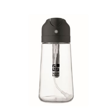 Dispensador de aceite 2 en 1 de vidrio con tapa 450ml